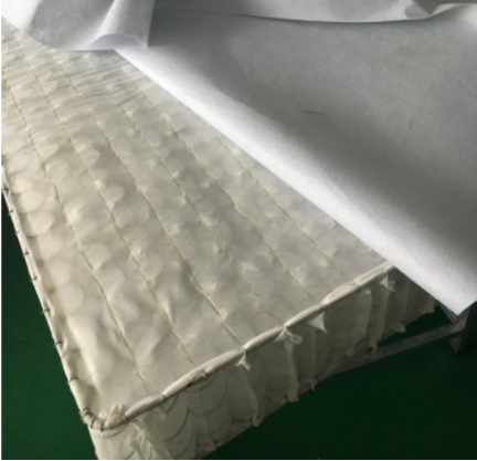 展亿科技使用一哥水性环保喷胶生产的床垫